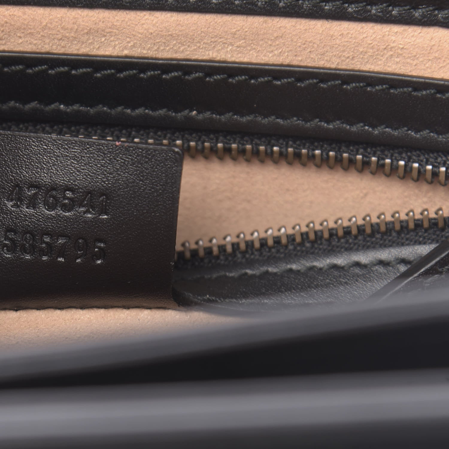 Gucci Calfskin Sylvie Web Small Queen Margaret Top Handle Bag Black 7 of 13