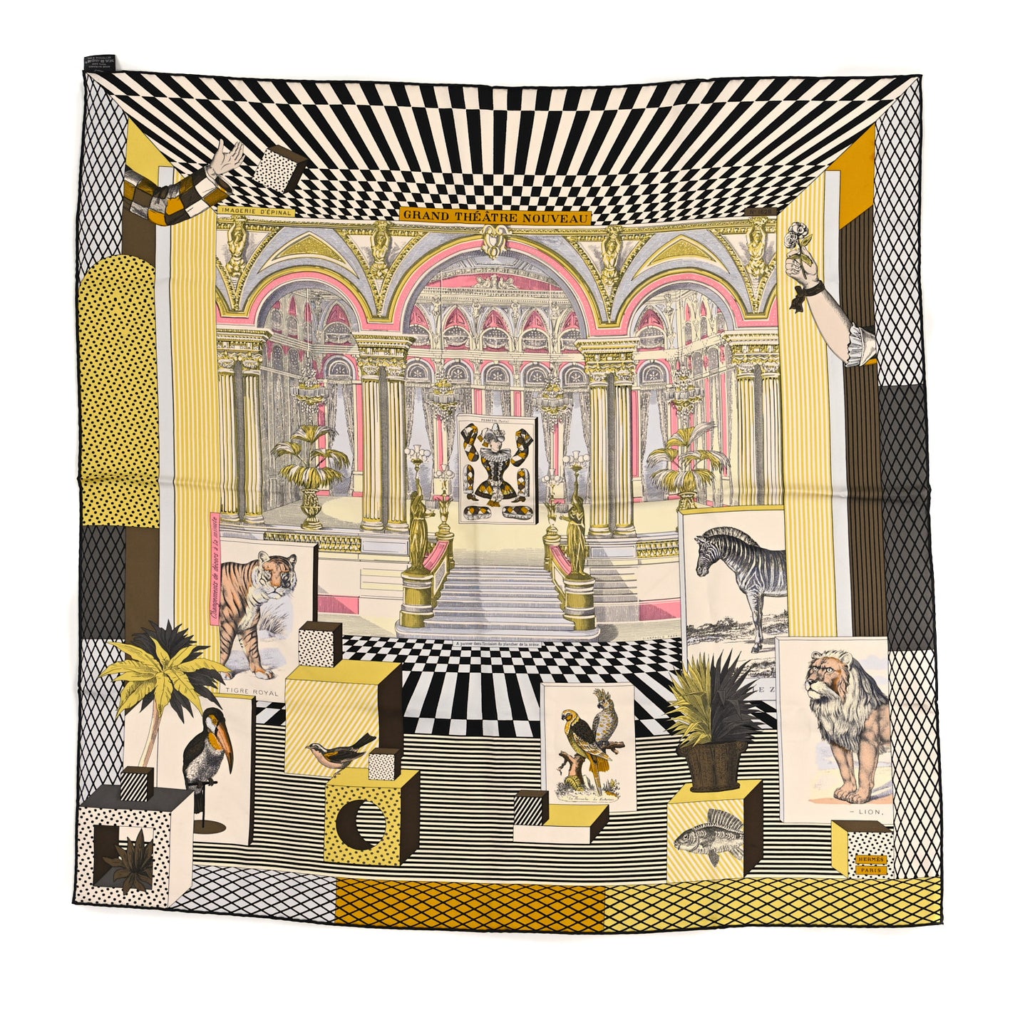 Silk Grand Theatre Nouveau Scarf 90