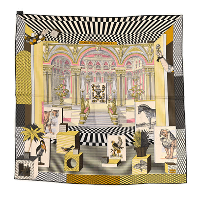 Hermes Silk Grand Theatre Nouveau Scarf 90 1 of 4