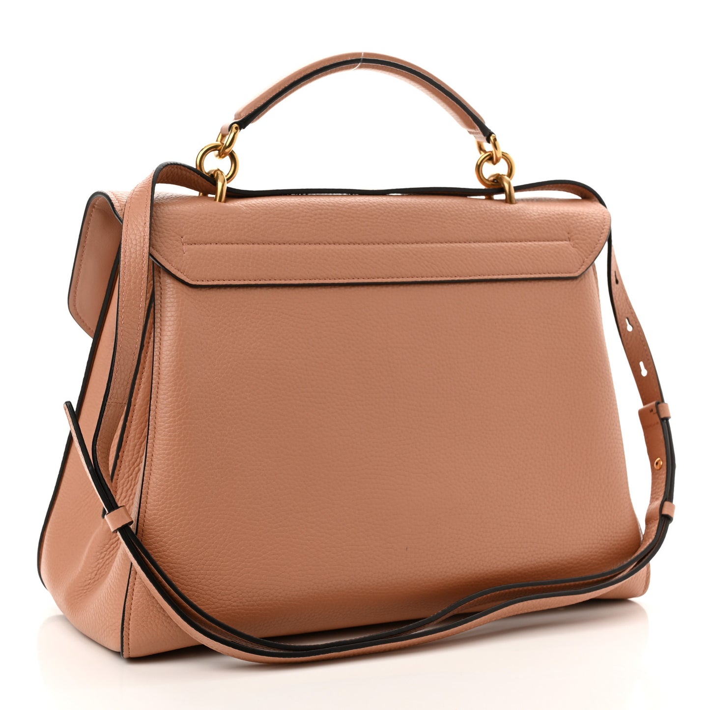 Calfskin Medium Margot Top Handle Satchel New Blush