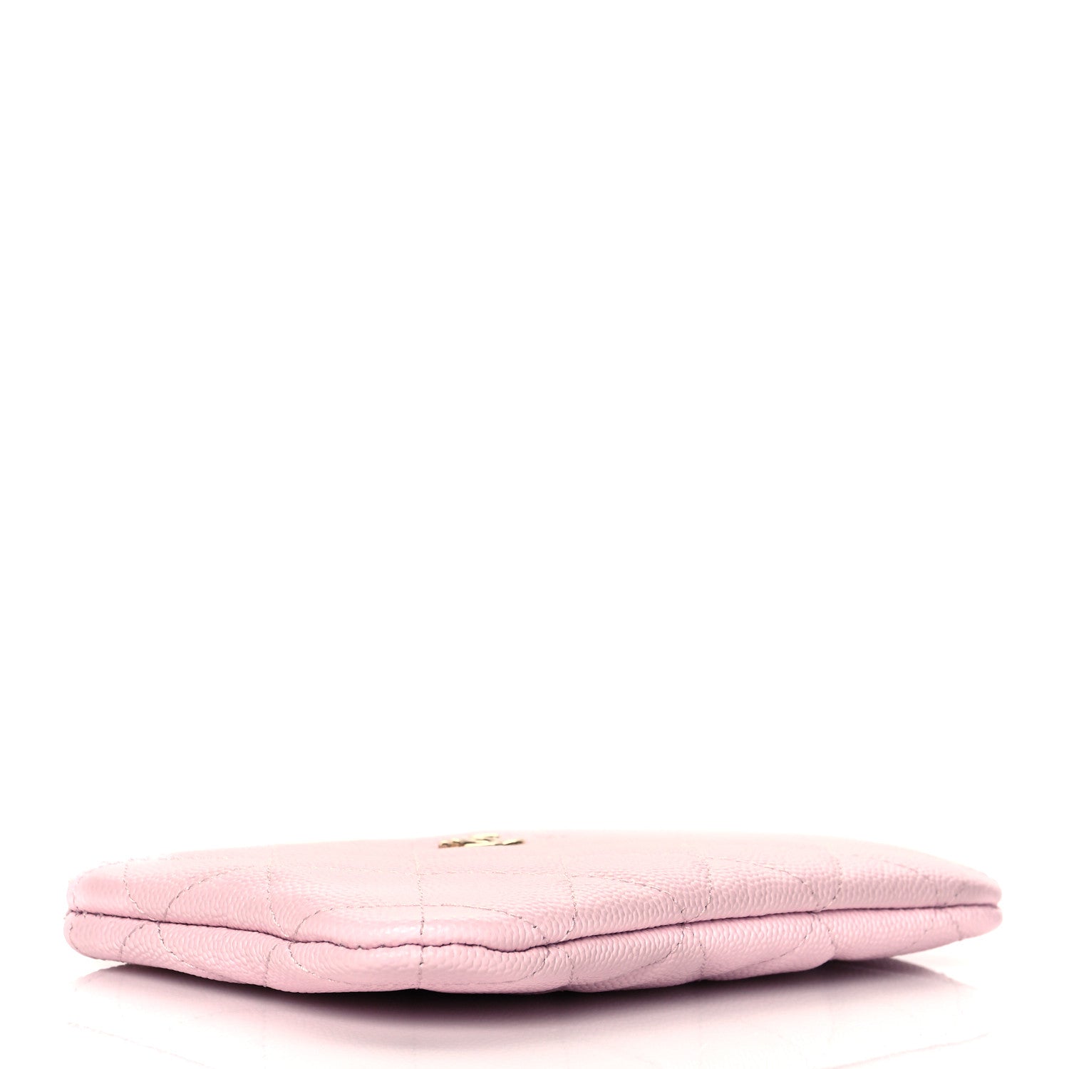 Chanel Shiny Caviar Quilted Small Cosmetic Case Pink 4 of 11