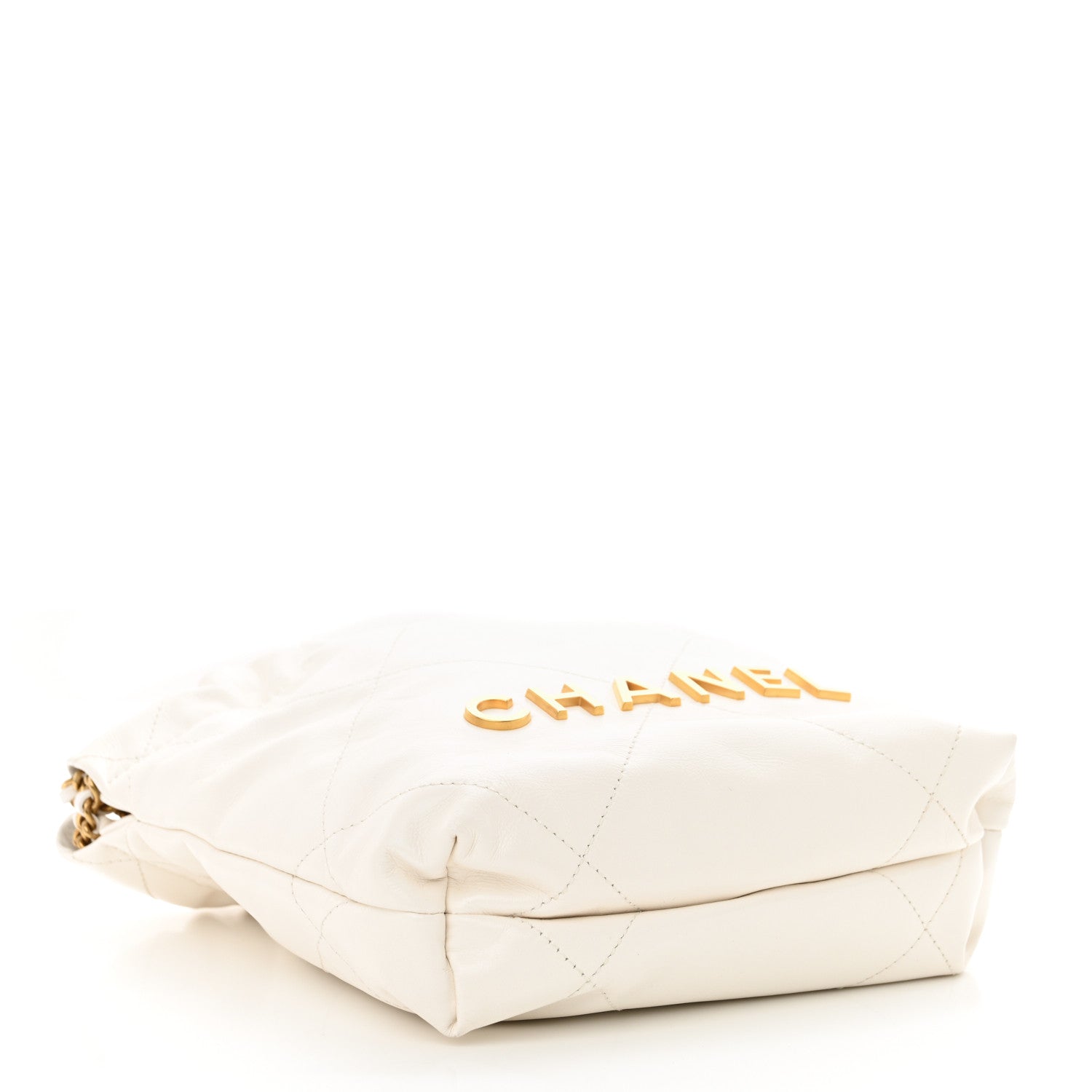 Chanel Shiny Calfskin Quilted Mini Chanel 22 White 4 of 10