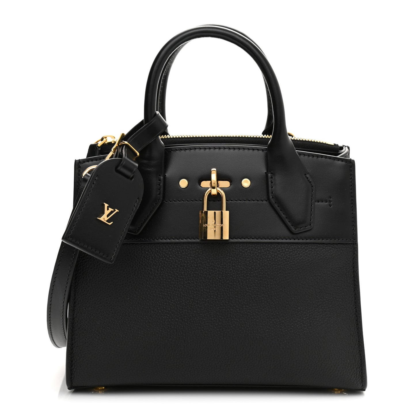 Calfskin City Steamer Mini Black