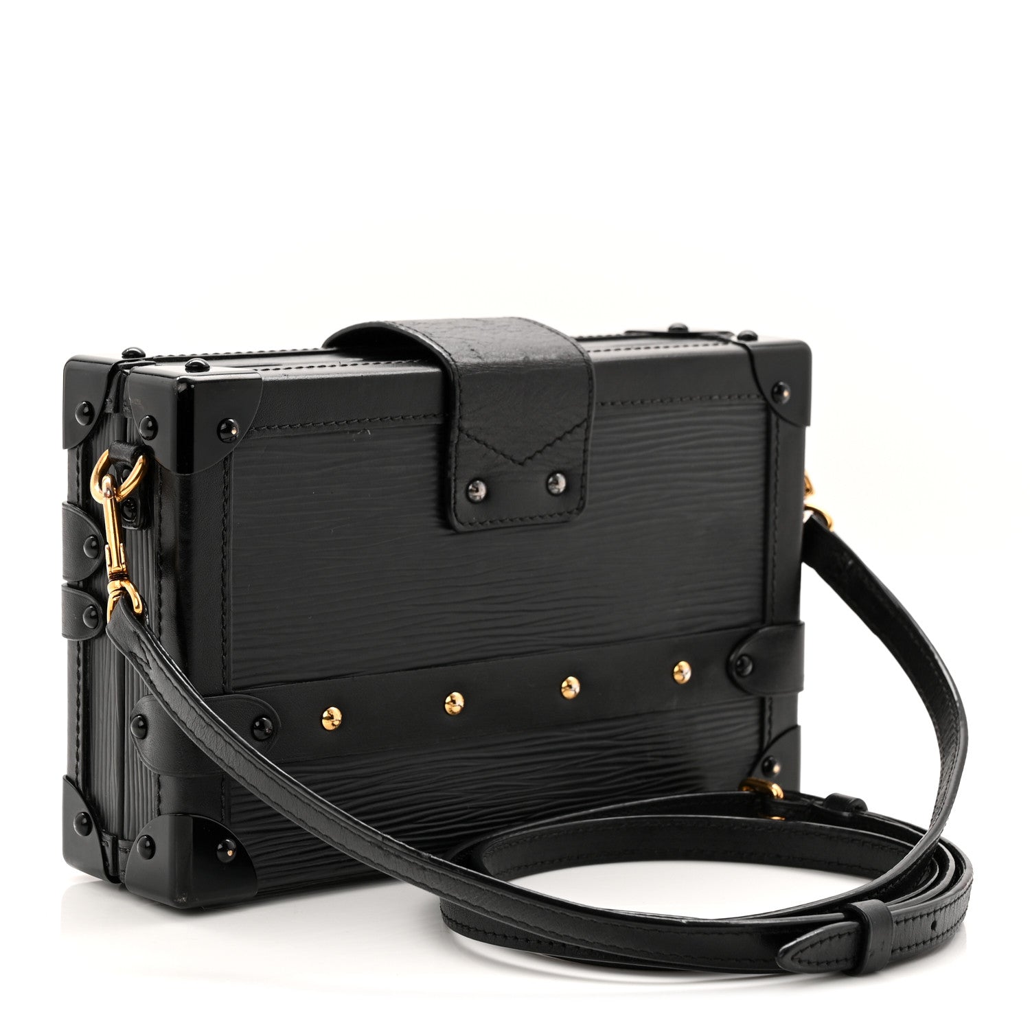 Louis Vuitton Epi Petite Malle Black 3 of 9