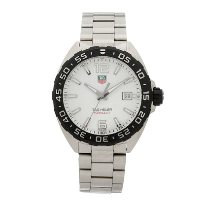 Tag Heuer Stainless Steel 41mm Formula 1 Quartz Watch White WAZ1111 1 of 4