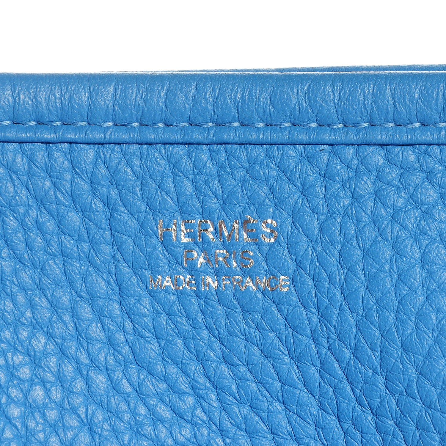 Hermes Taurillon Clemence Evelyne III GM Bleu Paradis 6 of 16
