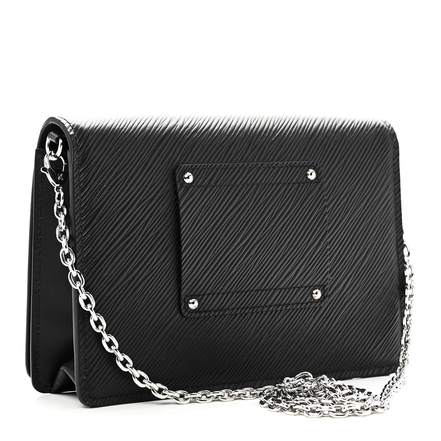 Louis Vuitton Epi Twist Belt Chain Wallet Black 3 of 9