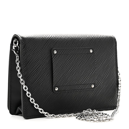 Louis Vuitton Epi Twist Belt Chain Wallet Black 3 of 9