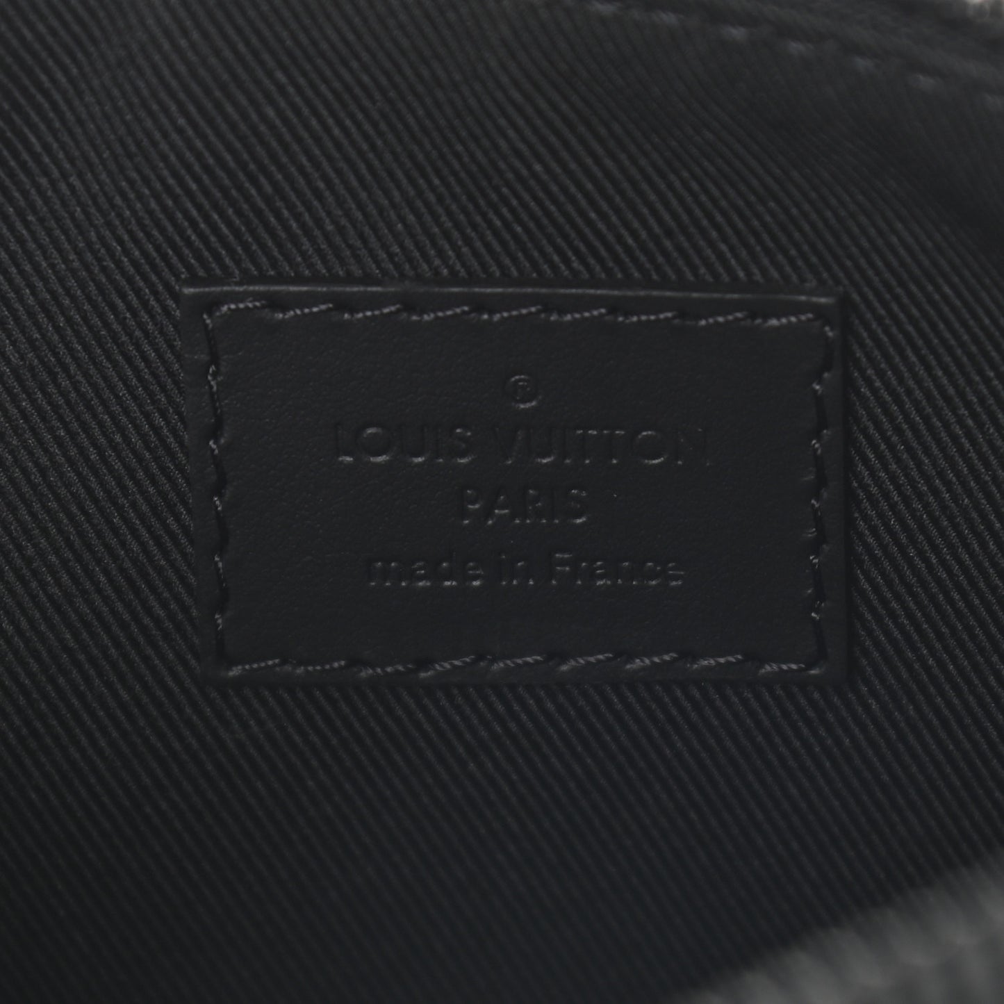 Grained Calfskin Aerogram Keepall XS Black