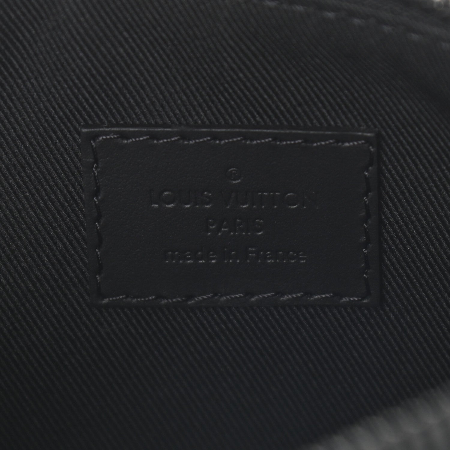 Louis Vuitton Grained Calfskin Aerogram Keepall XS Black 6 of 8
