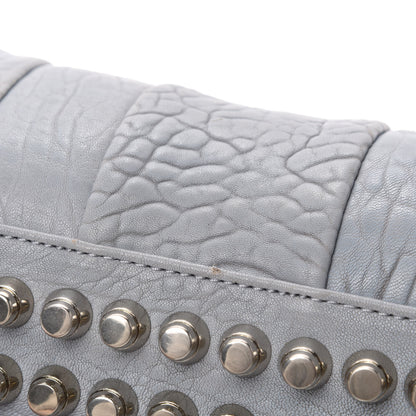 Alexander Wang Pebbled Lambskin Mini Rockie Carbon Rodhium Hardware 8 of 12