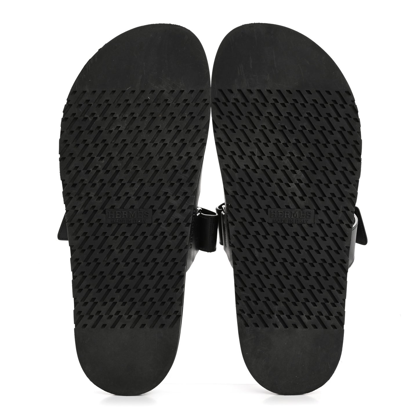 Calfskin Mens Chypre Sandals 43 Black