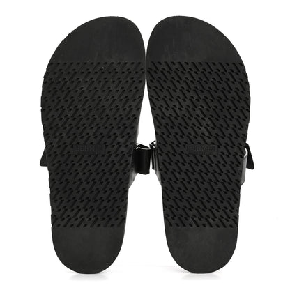 Hermes Calfskin Mens Chypre Sandals 43 Black 6 of 10