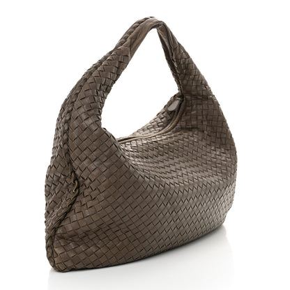 Bottega Veneta Nappa Intrecciato Large Veneta Hobo Fume 4 of 13