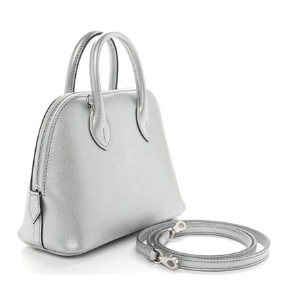 Hermes Metallic Chevre Chamkilight Mini 1923 Bolide Argent 3 of 11