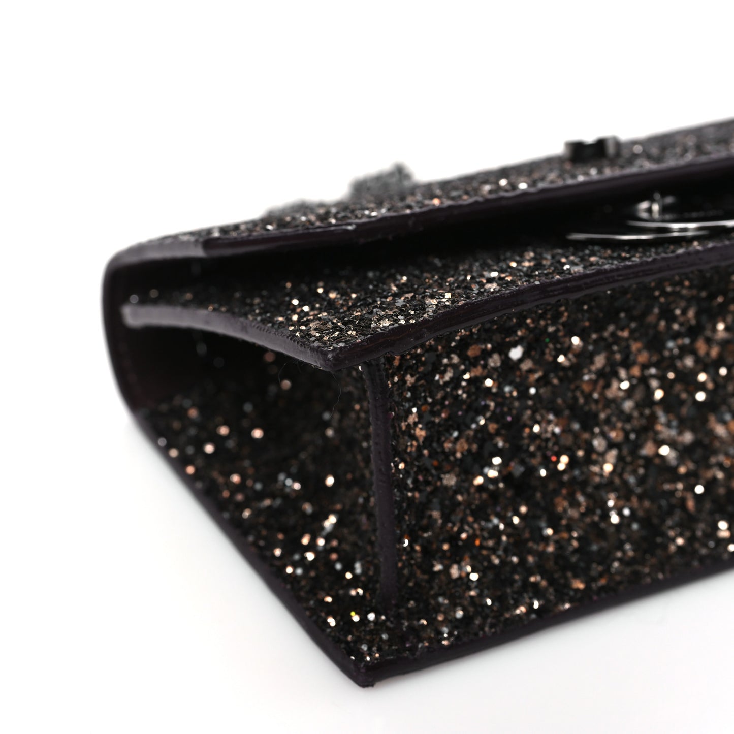 Coarse Glitter Mini Finley Shoulder Bag Bronze
