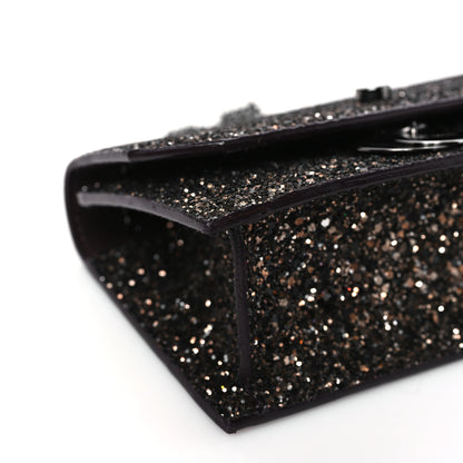 Jimmy Choo Coarse Glitter Mini Finley Shoulder Bag Bronze 8 of 9