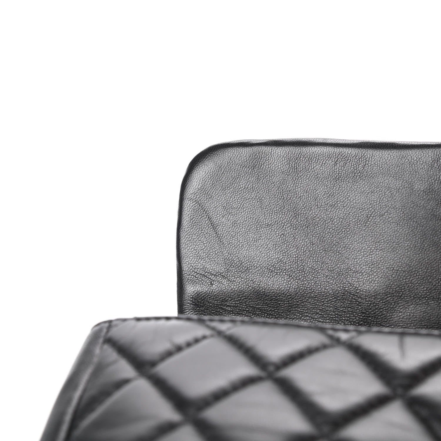Chanel Lambskin Quilted Medium Coco Rain Flap Black 13 of 15