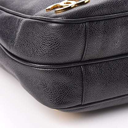 Chanel Caviar CC Shoulder Bag Black 12 of 13
