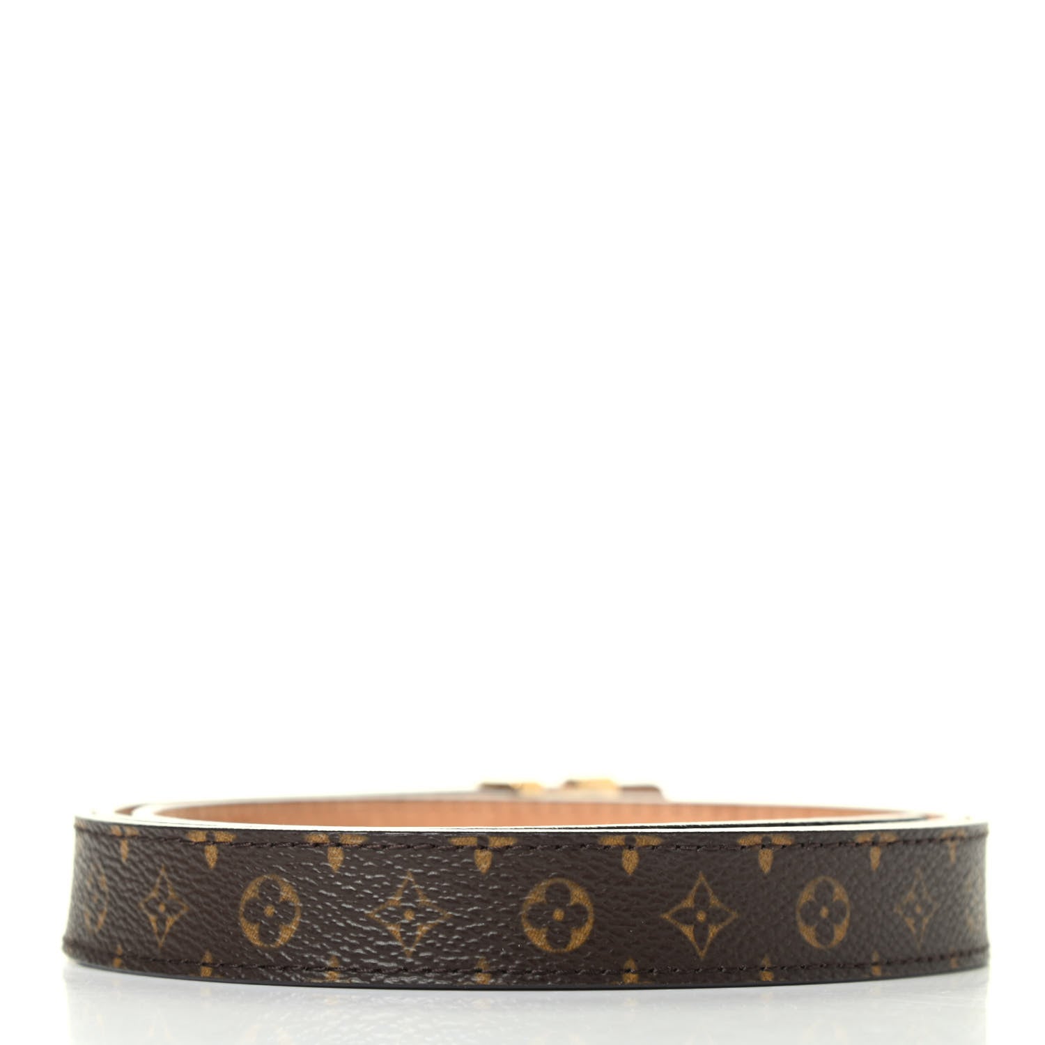 Louis Vuitton Calfskin Monogram 30mm LV Initiales Belt 95 38 Black 2 of 4