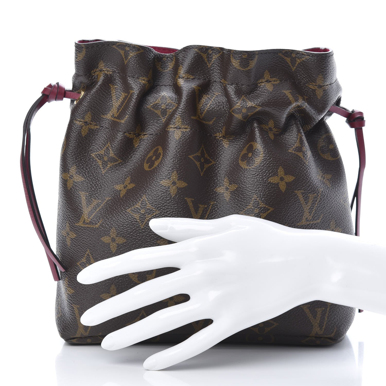 Louis Vuitton Monogram Pouch Noe Fuchsia 2 of 7