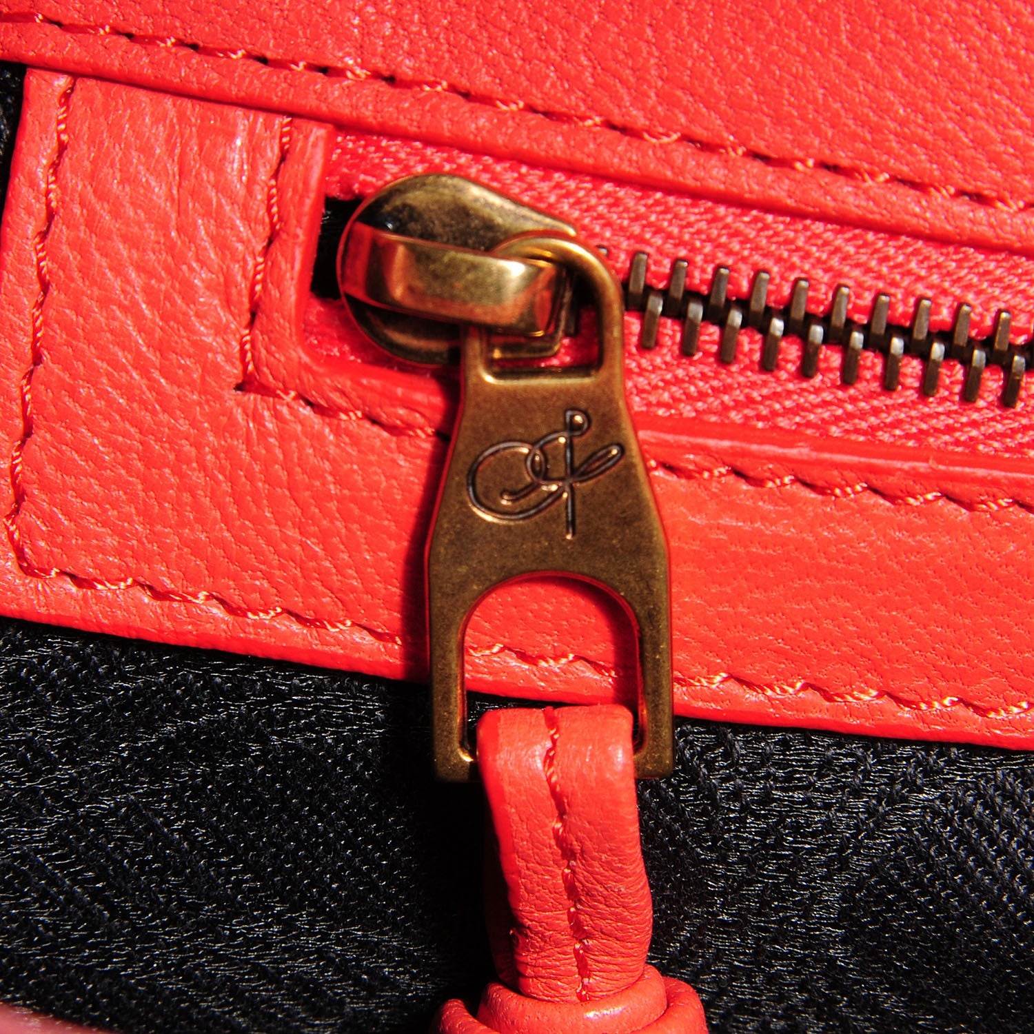 Proenza Schouler Lux Leather PS1 Pochette Clutch Coral 8 of 10