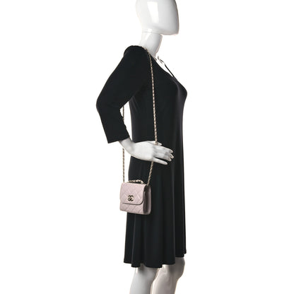 Chanel Lambskin Quilted Mini Trendy CC Clutch With Chain Light Purple 2 of 11