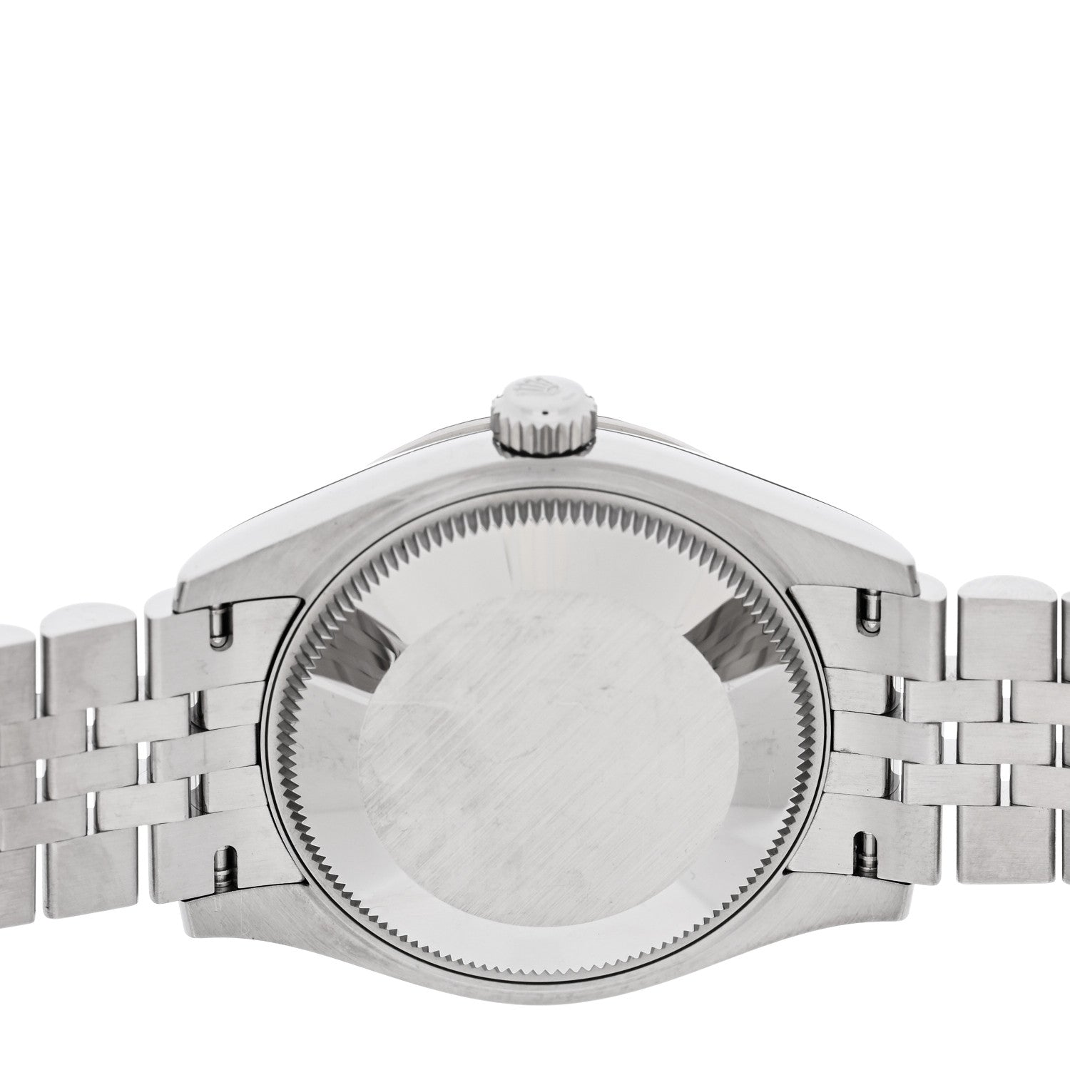 Rolex Stainless Steel 18K White Gold Diamond 31mm Oyster Perpetual Datejust Watch Dark Grey Roman 278274 4 of 5