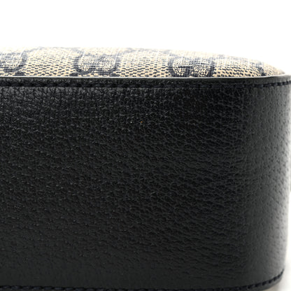 Gucci GG Supreme Monogram Textured Dollar Calfskin Web Small Ophidia Camera Bag Beige Blue 12 of 12