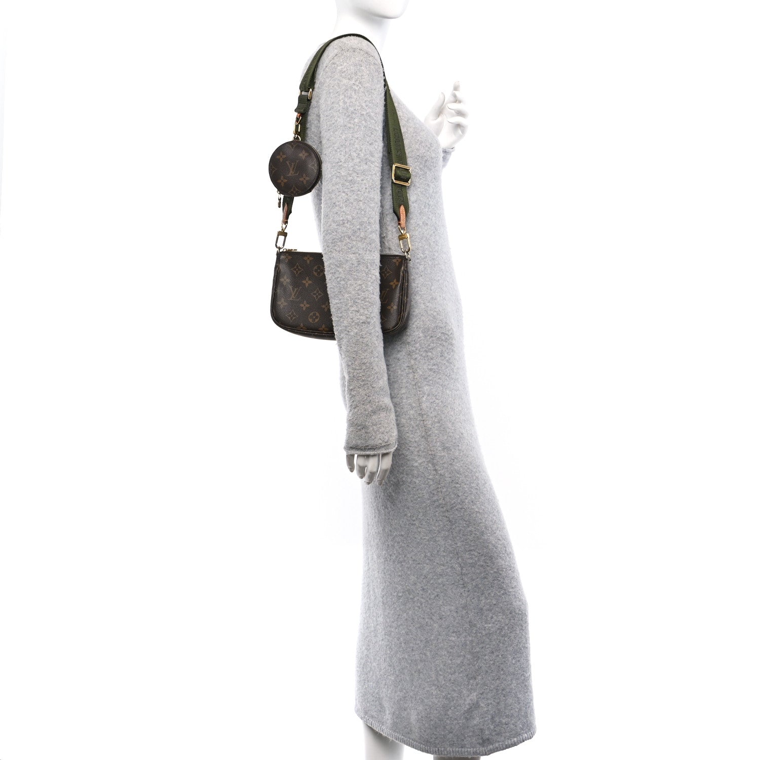 Louis Vuitton Monogram Multi Pochette Accessories Large Pochette Kaki 2 of 17