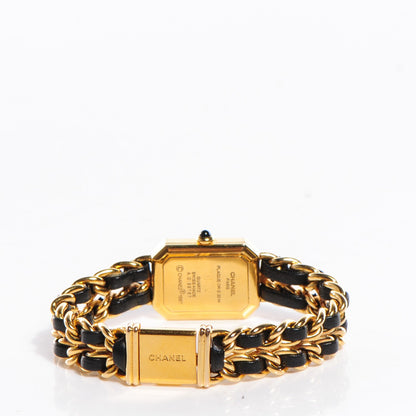 Chanel Stainless Steel Lambskin 20mm Chain Premiere Quartz Watch Gold M 4 of 8