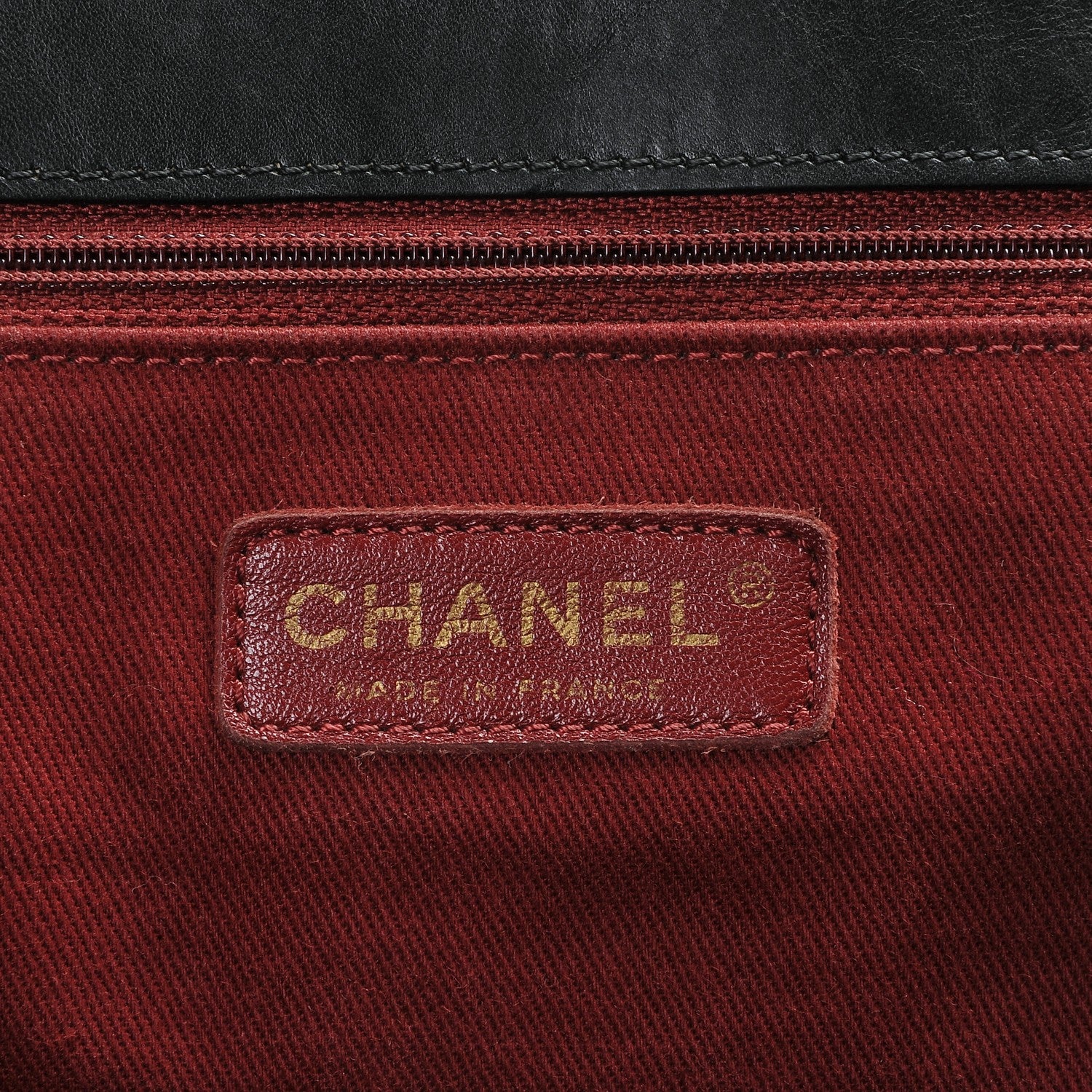 Chanel Aged Calfskin Quilted Large Pondichery Flap Black 5 of 7