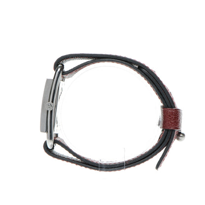 Hermes Stainless Steel Chevre Mysore 31mm Belt Quartz Watch Rouge H 3 of 8
