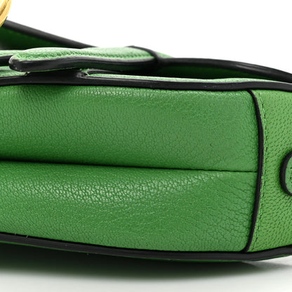 Christian Dior Goatskin Micro Saddle Bag Green 8 of 16
