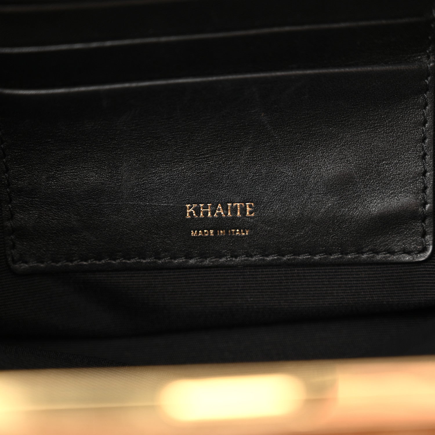 Khaite Suede Calfskin Augusta Envelope Pleated Crossbody Caramel 6 of 13