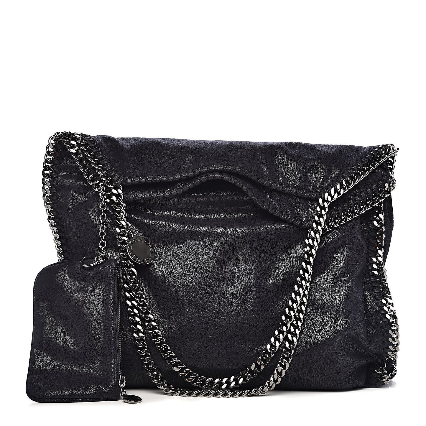 Shaggy Deer Big Falabella Tote Navy