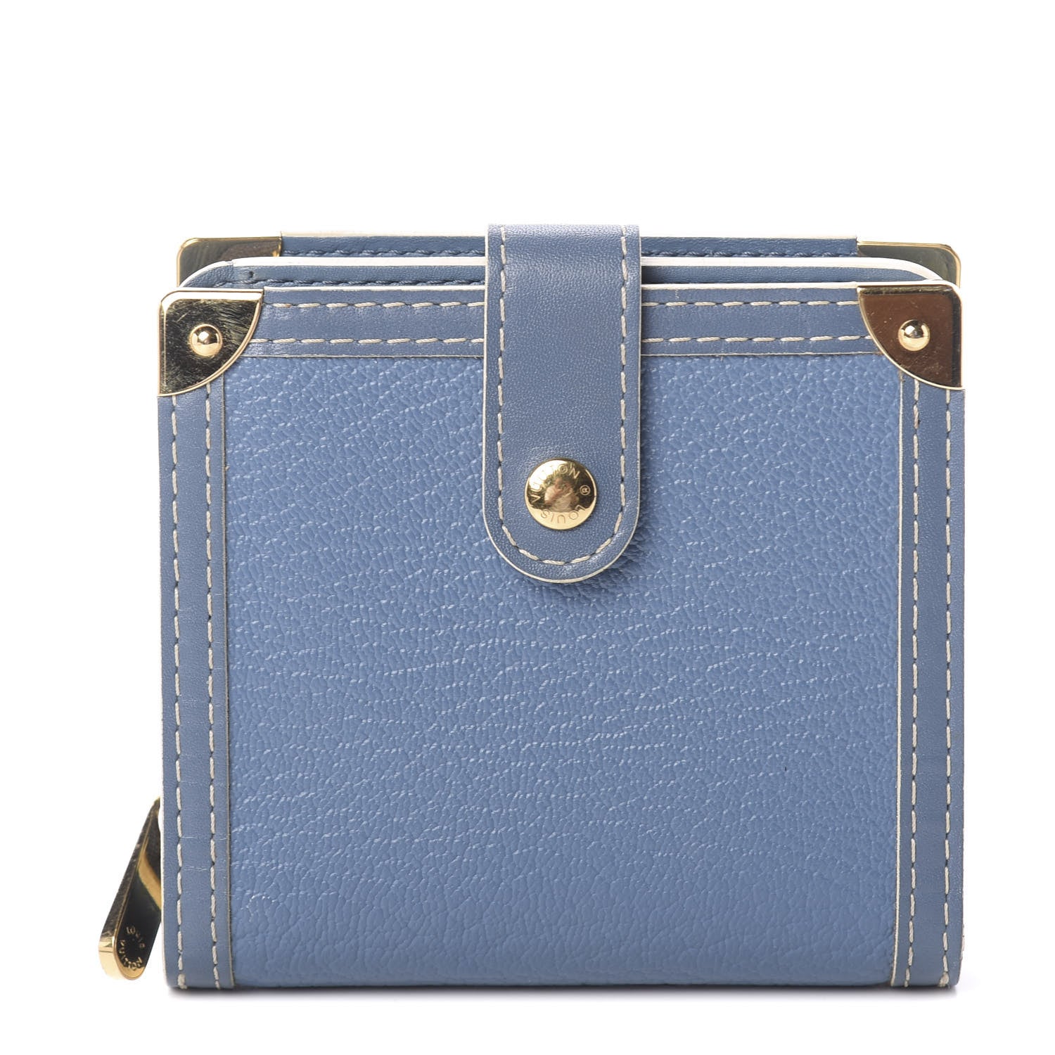 Louis Vuitton Suhali Compact Zipped Wallet Blue 1 of 6