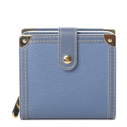 Louis Vuitton Suhali Compact Zipped Wallet Blue 1 of 6