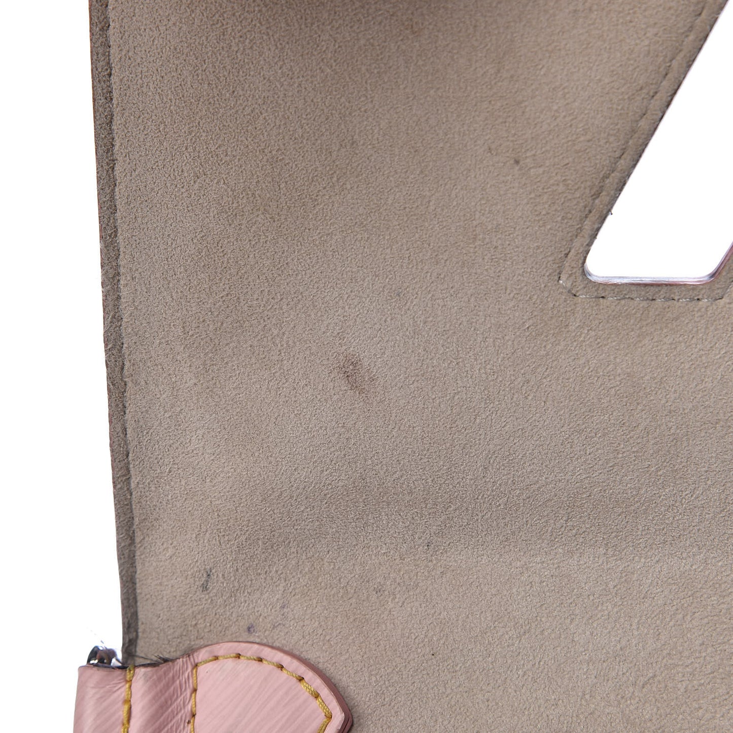 Epi Twist Shoulder Bag MM Rose Ballerine