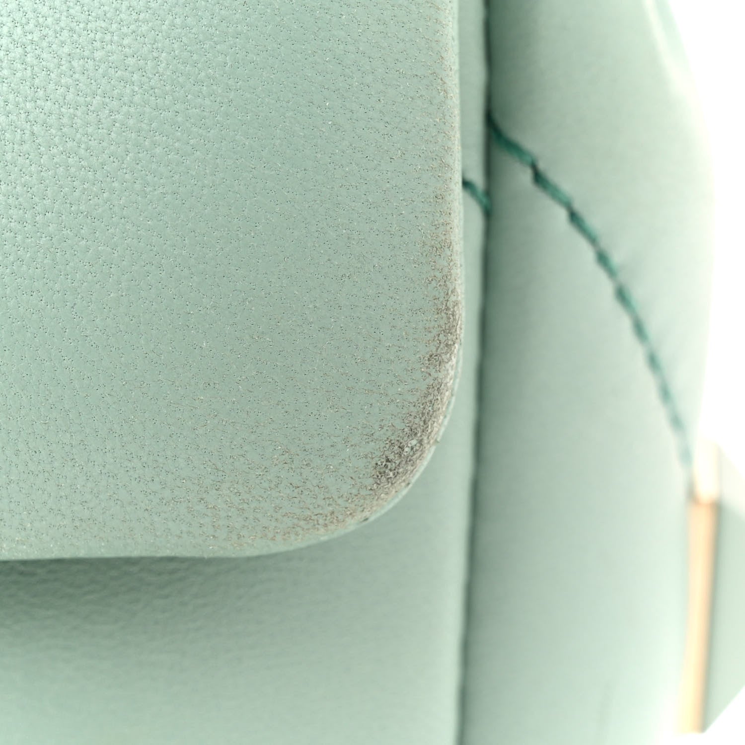 Valentino Garavani Nappa Enamel Monochrome Medium Roman Stud Shoulder Bag Morning Dew 18 of 18