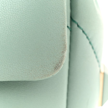 Valentino Garavani Nappa Enamel Monochrome Medium Roman Stud Shoulder Bag Morning Dew 18 of 18