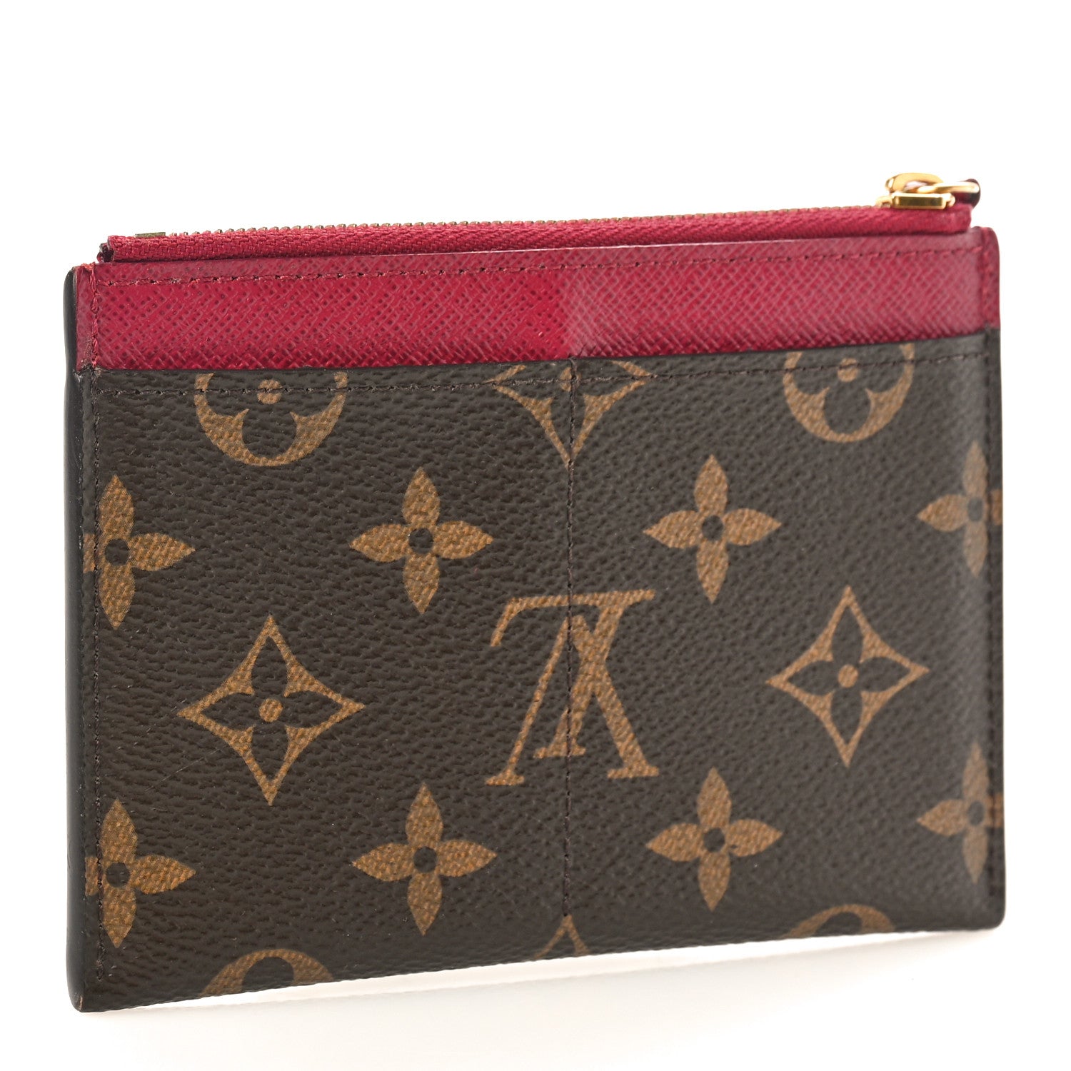 Louis Vuitton Monogram Zipped Card Holder Fuchsia 3 of 8