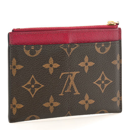 Louis Vuitton Monogram Zipped Card Holder Fuchsia 3 of 8