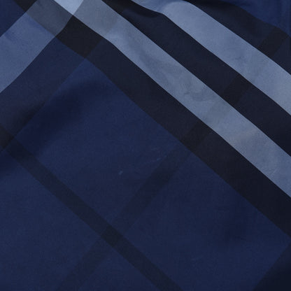 Burberry Nylon Check Small Buckleigh Packable Tote Navy Blue 8 of 15