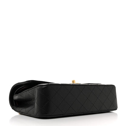 Chanel Caviar Quilted Medium Double Flap Black 4 of 11
