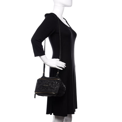 Givenchy Tumbled Sheepskin Mini Pandora Black 2 of 12