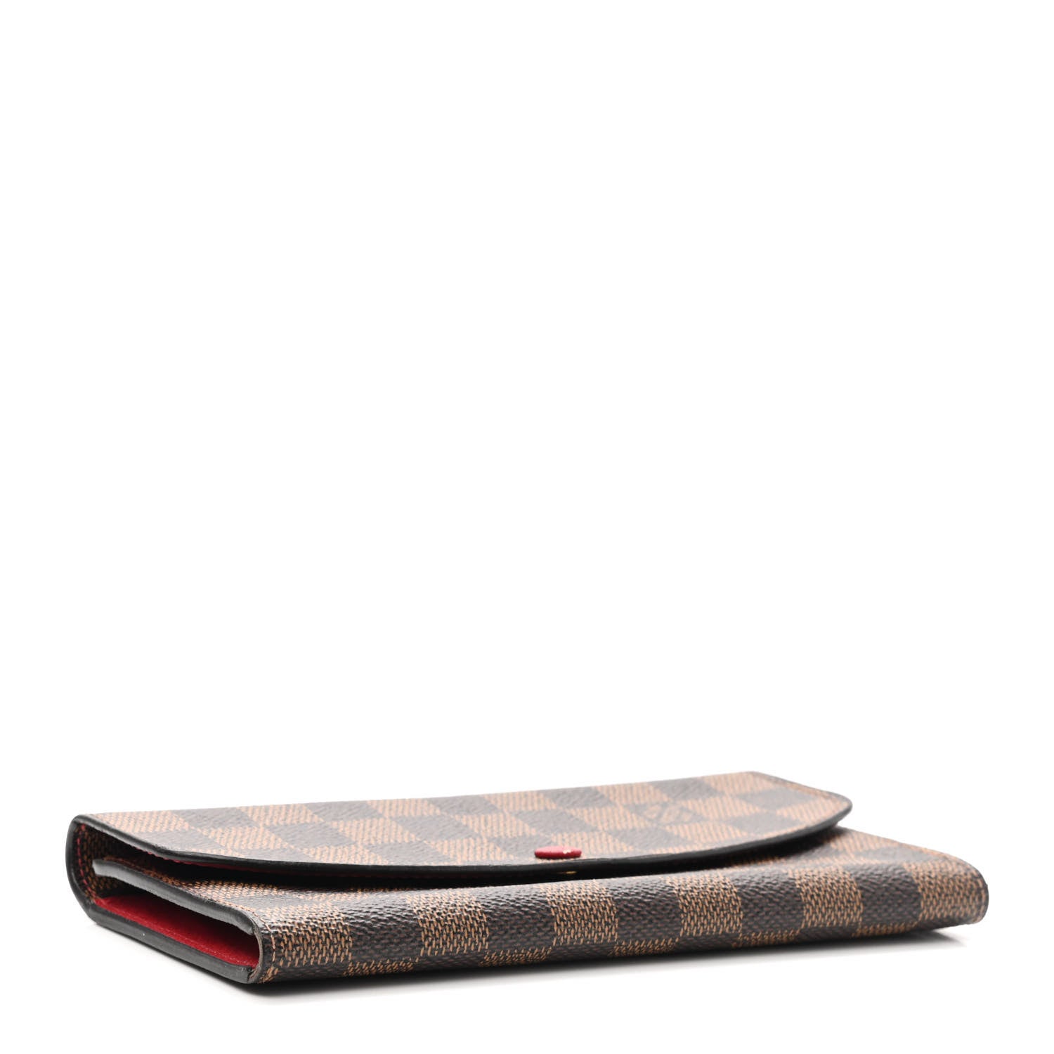 Louis Vuitton Damier Ebene Emilie Wallet Red 4 of 8