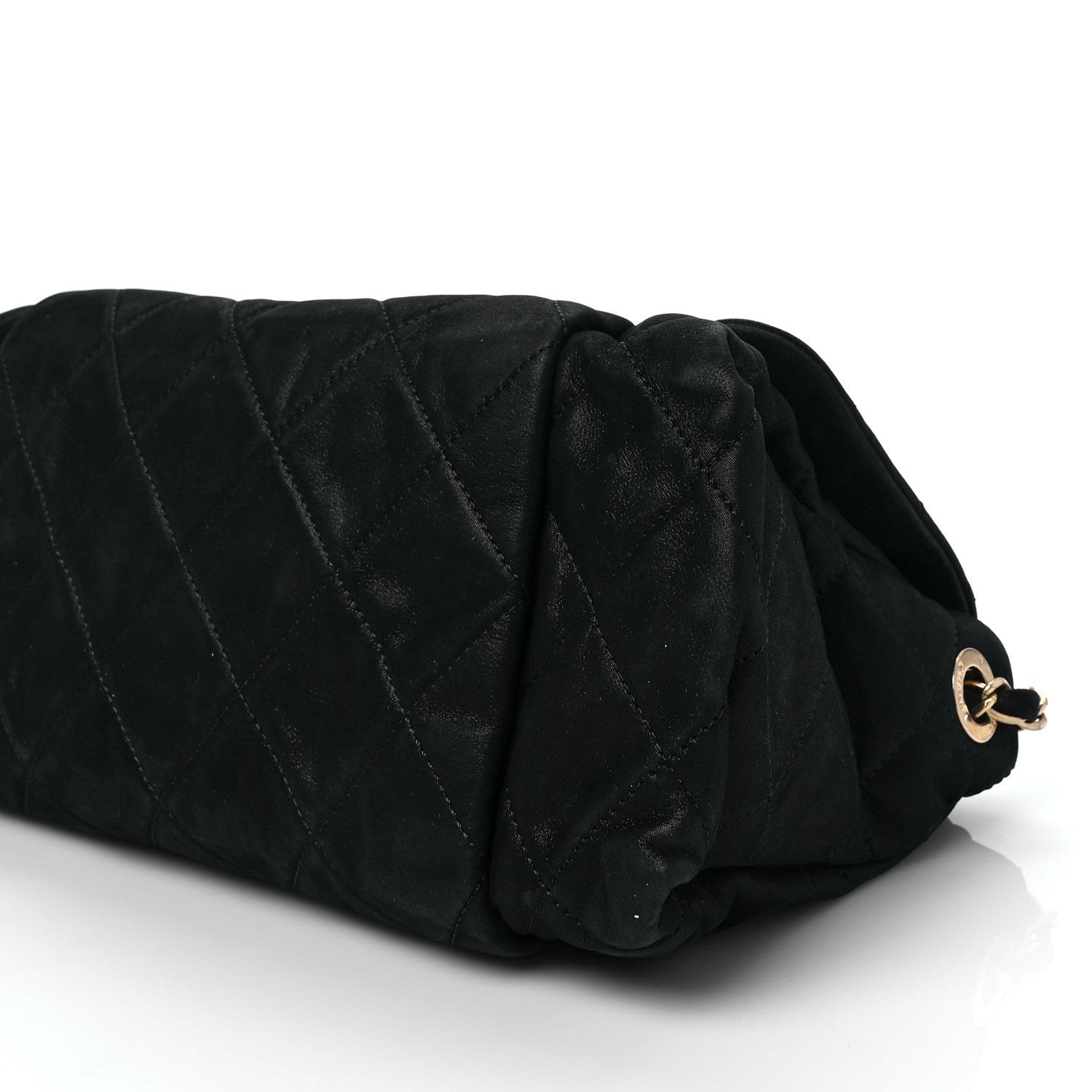 Chanel Iridescent Calfskin Large Chic Quilt Flap Black 8 of 9