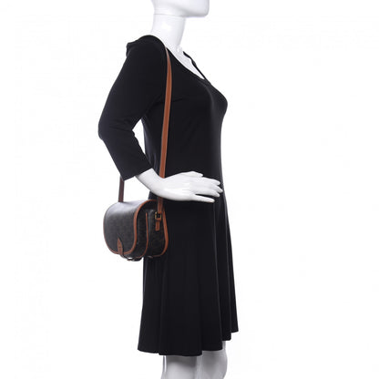 Celine Triomphe Canvas Medium Folco Bag Tan 2 of 11
