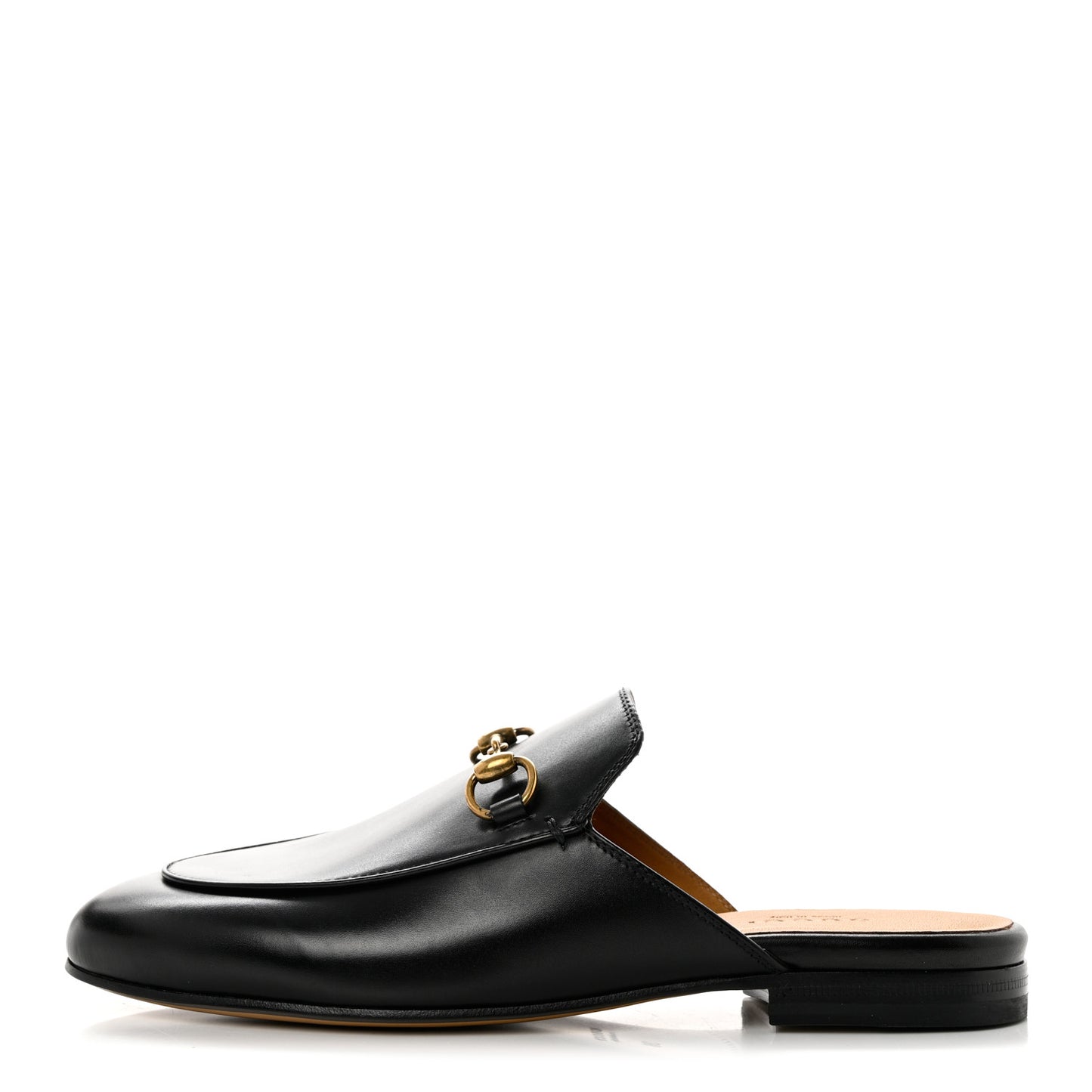Calfskin Womens Princetown Slippers 36 Black